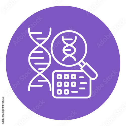 Bioinformatics Vector Icon