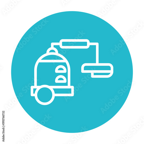 Steam Cleaner Vector Icon