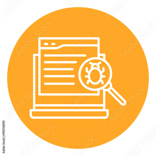 Debugging Vector Icon