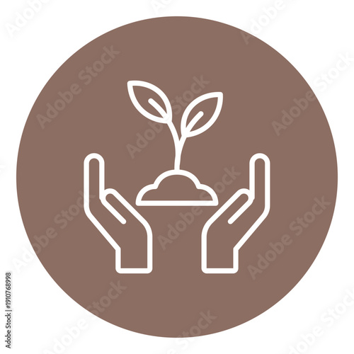 Material Grown Vector Icon