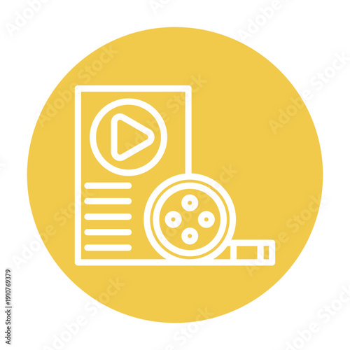 Film Archive Vector Icon