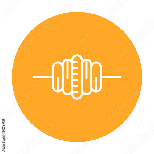 Ab Wheel Vector Icon