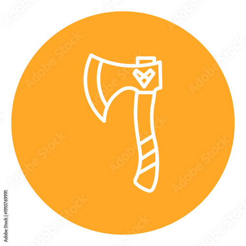 Viking Axe Vector Icon