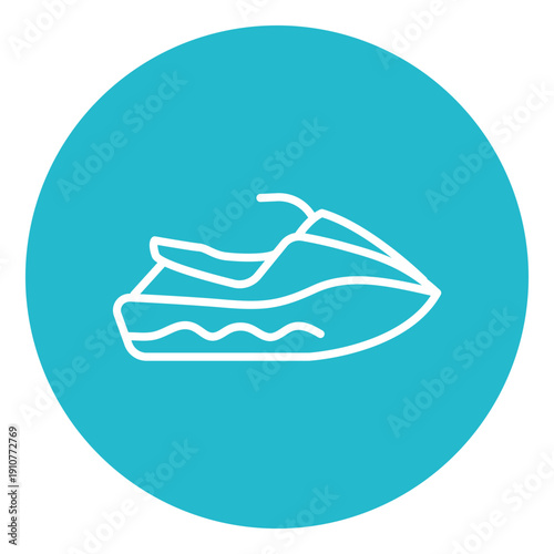 Jet Ski Vector Icon