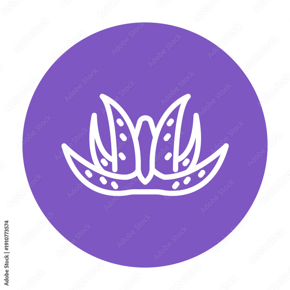 Obraz premium Aloe Vera Vector Icon