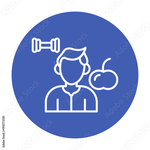 Healthy Lifestyle Vector Icon
