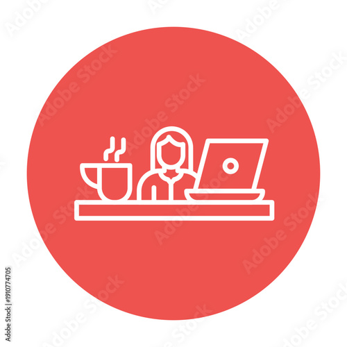 Freelance Vector Icon
