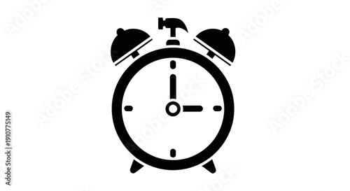 Black and white vector icon of a radar dish with signal waves emanating outwards