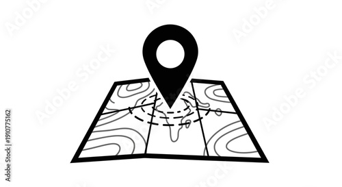 Classic black and white vector illustration of an alarm clock, representing time and punctuality