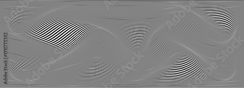 Konstfotografi Vector pattern of optical illusion
