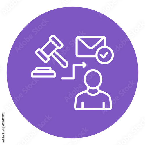 Auction By Proxy Vector Icon