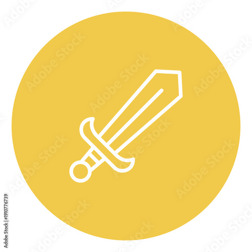 Viking Sword Vector Icon