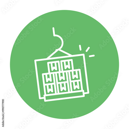 Overflow Shipment Vector Icon