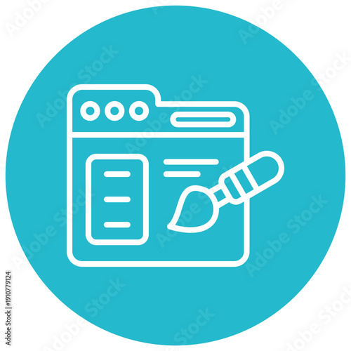 Layout Designer Vector Icon