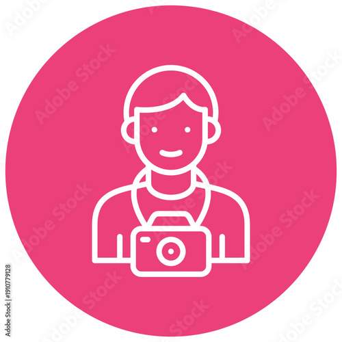 Photographer Vector Icon