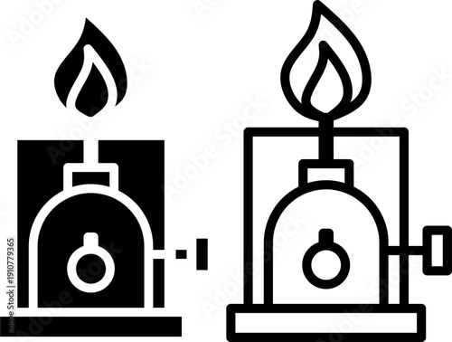 Science Education Alcohol Burner Icon