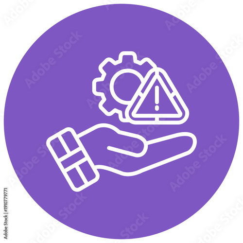 Risk Control Vector Icon