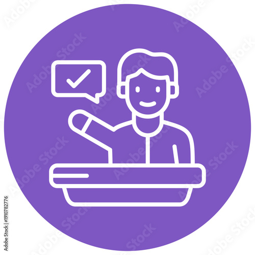 Assertiveness Vector Icon