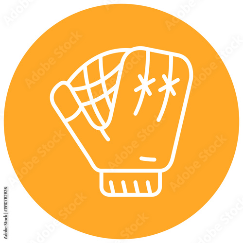 Baseball glove Vector Icon