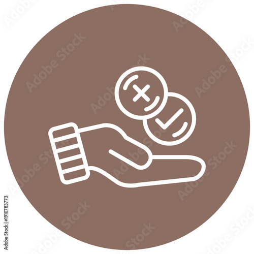 Deceitful Emblem Vector Icon