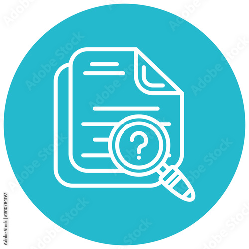 Fake Evidence Vector Icon