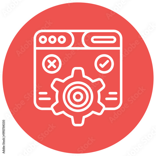 Functional Testing Vector Icon
