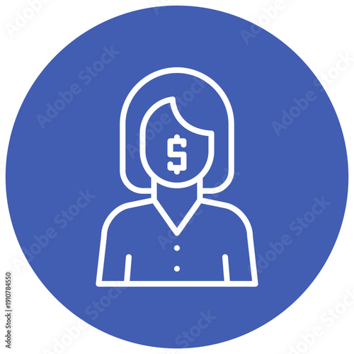 Greedy Banker Vector Icon
