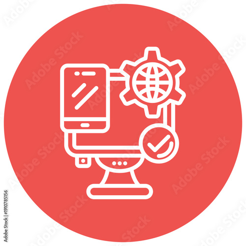 Network Compatibility Vector Icon