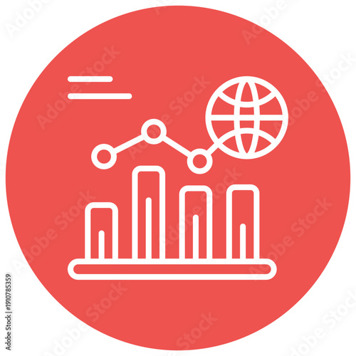 Network Growth Vector Icon