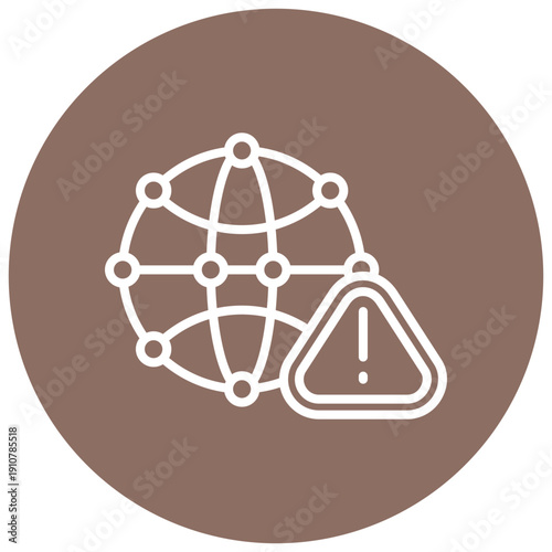 Network Troubleshooting Vector Icon