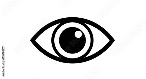 human eye vector illustration