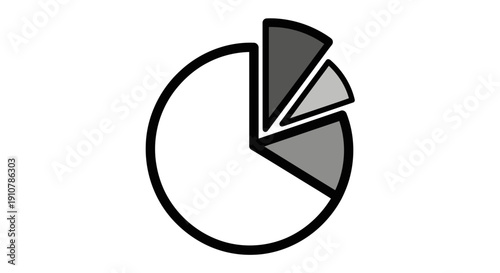 vector illustration of a circle diagram