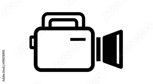 video camera vector illustration