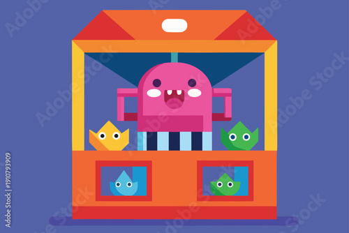 Giant Claw Machine Arcade With Plush Toys