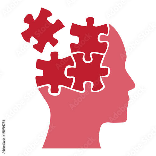 Brain Puzzle Illustration