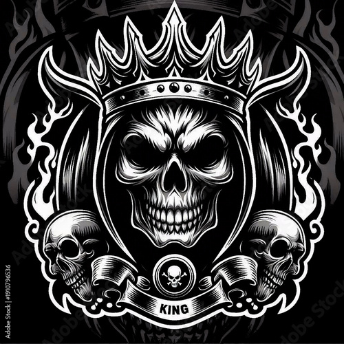 skull with crown