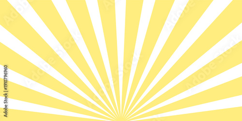 Radiant Sun Rays Transparent Background Vector. Bright Sunburst Light Effect, Starburst Graphic Design for Summer, Comic, or Promotion
