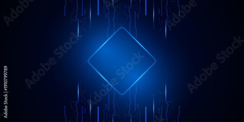 Sci fi futuristic user interface, HUD, Technology abstract background , Vector illustration