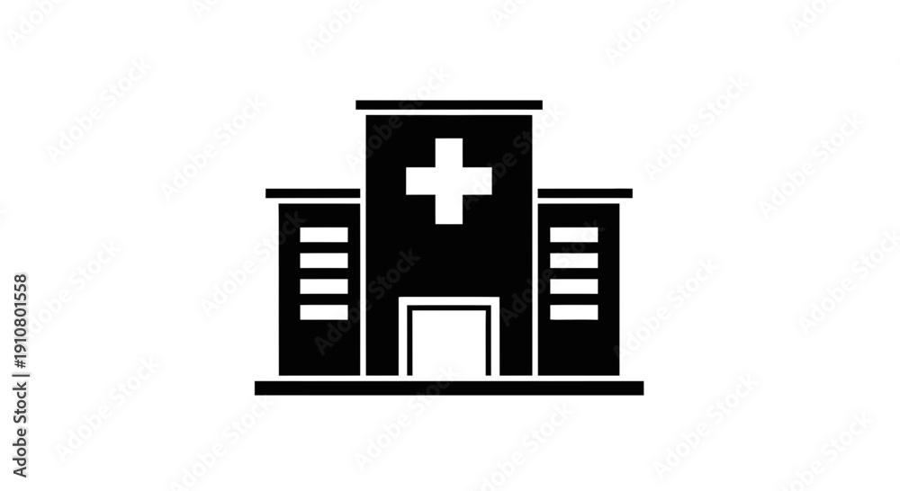 Obraz premium hospital vector illustration