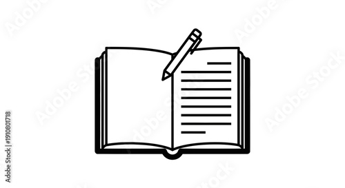 vector book icon