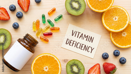 Nutritional inadequacy diagnosis highlighting supplementation solutions for dietary health education, wellness counseling, and preventive nutrition programs addressing micronutrient optimization needs