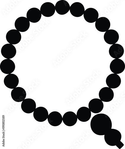 Islamic Tasbih Prayer Beads Icon