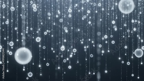 Abstract Particle Rain - A Mesmerizing Visual Journey.