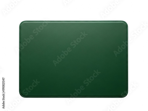 A dark green rectangle on a white background isolated on transparent background