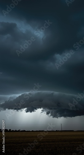 A heavy, overcast sky dominates the horizon, conveying a deeply somber, brooding mood typical of impending severe weather ,sky ,grey ,weather conditions
