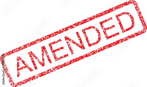 Red rubber office stamp label for document workflow and business approval process 1