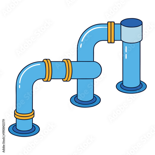 A network of sturdy water pipes runs beneath streets and walls, carrying clean water to homes and buildings, ensuring steady flow, pressure, and reliable supply every day.
