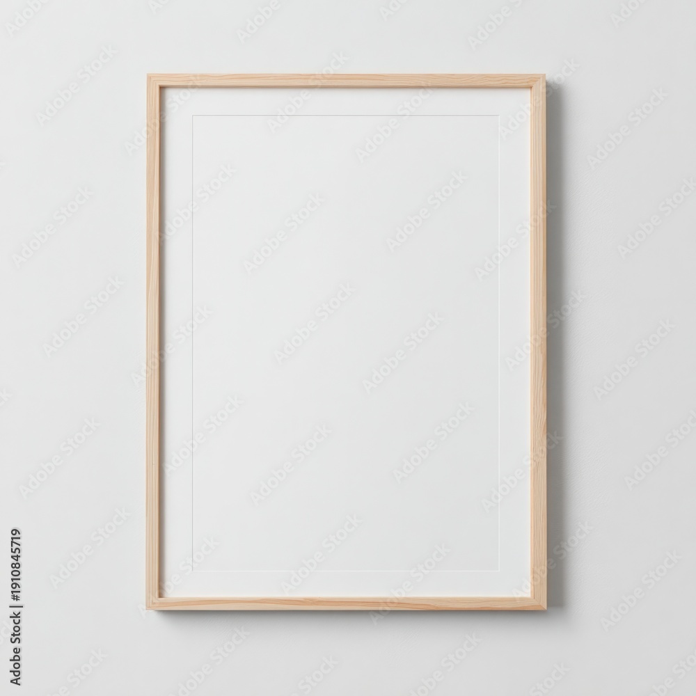 Obraz premium Minimalist frame showcases blank space, perfect for personalized art display