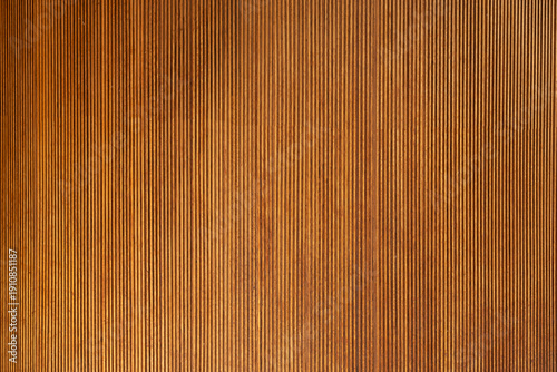 Bilde på lerret Warm brown wood grain paneling textured background