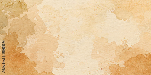 Antique parchment background with aged brown paper texture and vintage grungy beige wall pattern for retro design